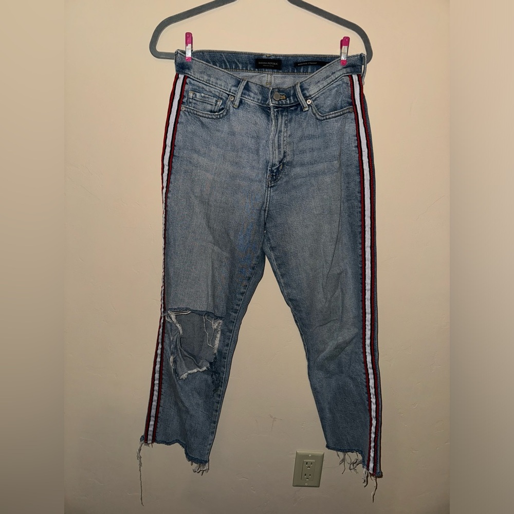 Banana Republic Side Stripe Jeans